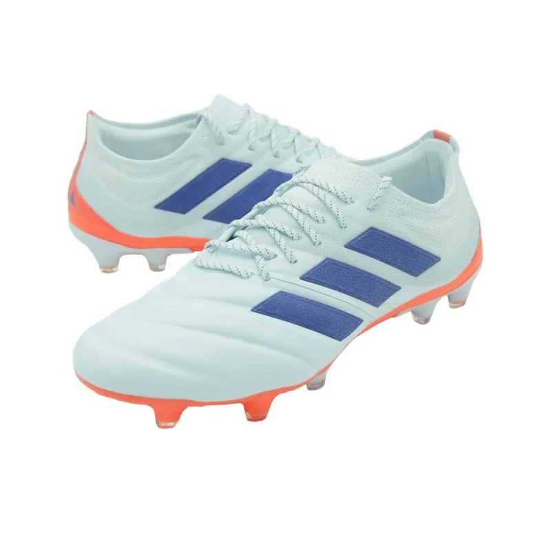 Adidas Copa 20.1 FG Firm Ground Soft Ground Shock Absorbers With Slip Resistant Features Soccer Shoes Men's Blue-1