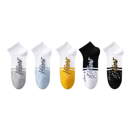 MIIOW Trend Party Series Ankle Socks Men's 5 Pack