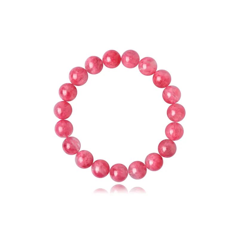 YISHIQING Natural Rose Quartz Bracelets Unisex-3