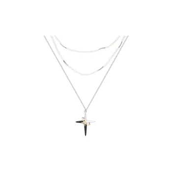 KING OF BLING Alloy, Oil Drip, Artificial Pearl Necklaces Women's