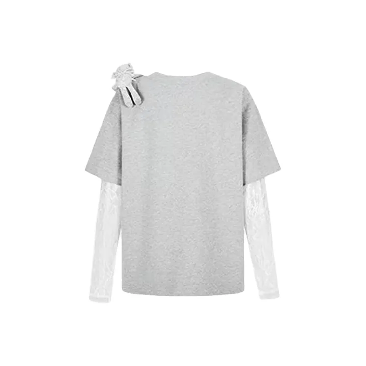 ABCMININ T Shirts Women's Gray-1