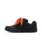 Warrior Black Orange Shoelace