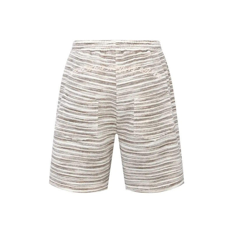 BIRTH OF ROYAL CHILD SS25 Casual Shorts Men's Ecru/Purple Gray-1
