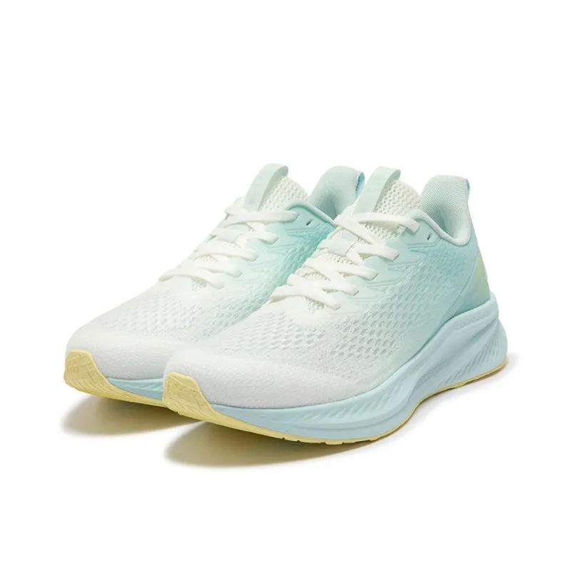 361° Wear resistant, Lightweight, Breathable, And Non slip. Low Top Running Shoes Women's White Green-2