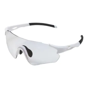 PRINCE TR90 Irregular Shape Sunglasses Unisex White