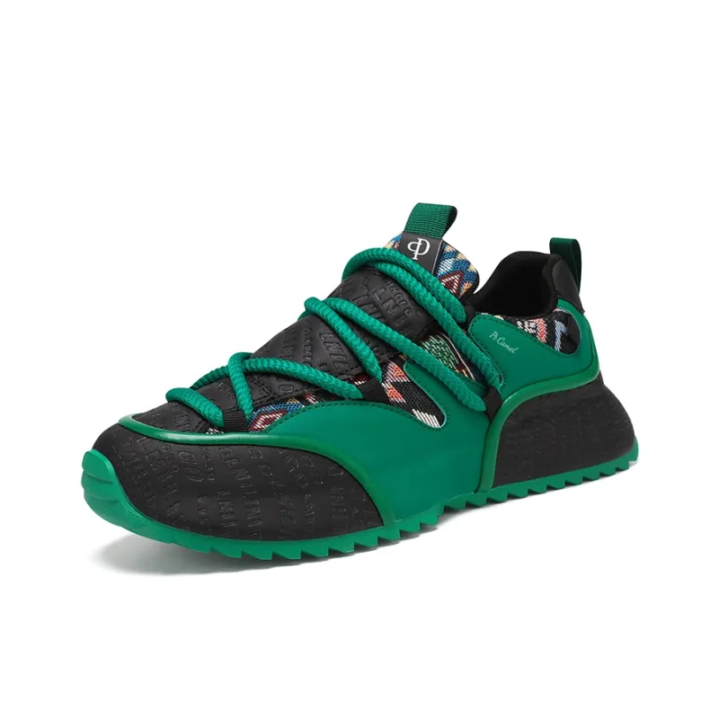 PROTECTCAMEL Abrasion Resistant Lightweight Height Increasing Low Top Chunky Sneakers Men's-6