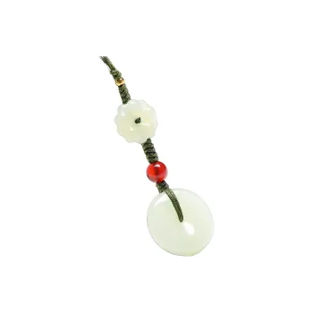 MARY WINDSOR Hetian Jade Pendants Pale Greenish White Jade Unisex