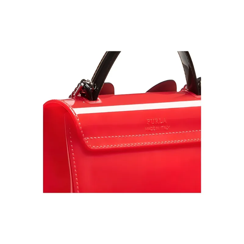 Furla Candy PVC Shoulder Bag Crossbody Bag Regular Women's Red-4