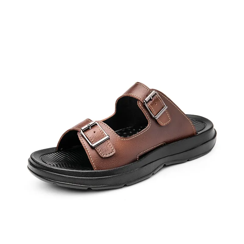 Qiandongmeili EVA Odor Resistant Quiet Slide Slippers Men's-5