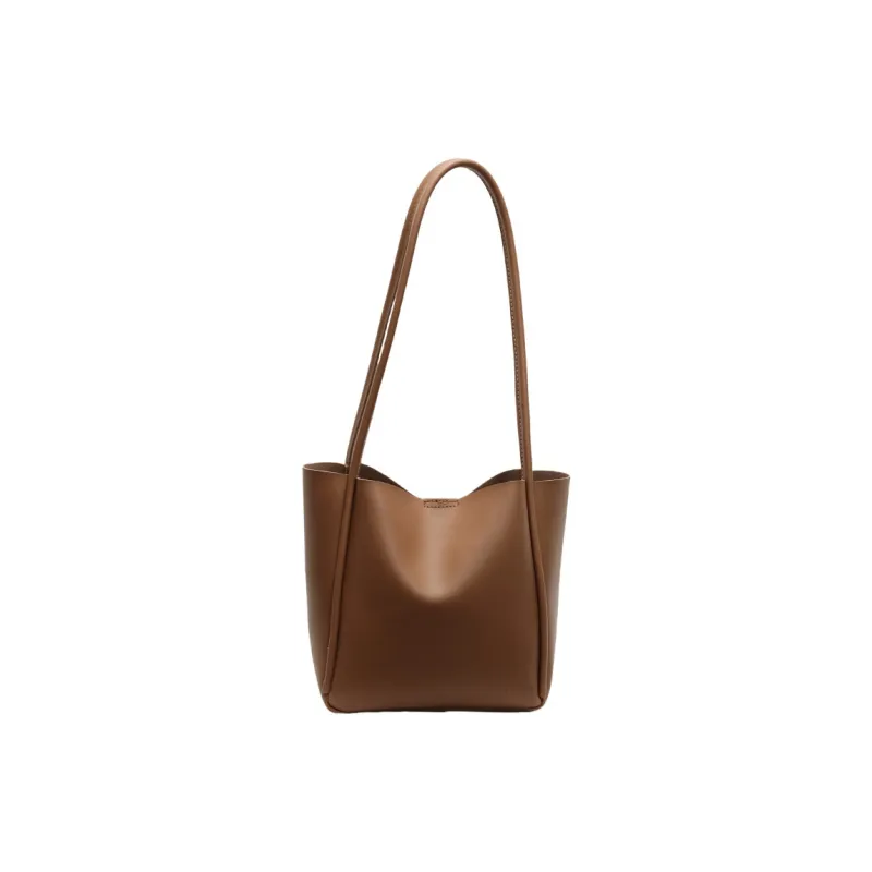 TOUTSEUL YOLO PU Shoulder Bag Women's Brown/Coffee/Black/White-0