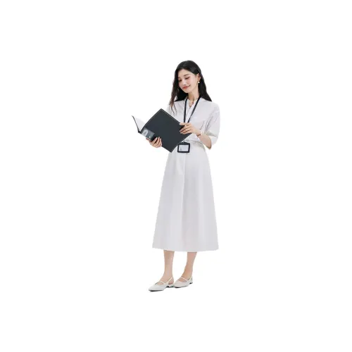 Dajia Poetry Short Sleeved Dress Women's