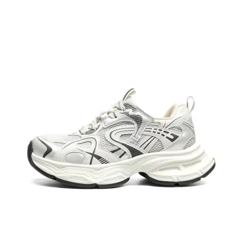 RED DRAGONFLY Cushioning Slip Resistant Height Increasing Low Top Chunky Sneakers Women's
