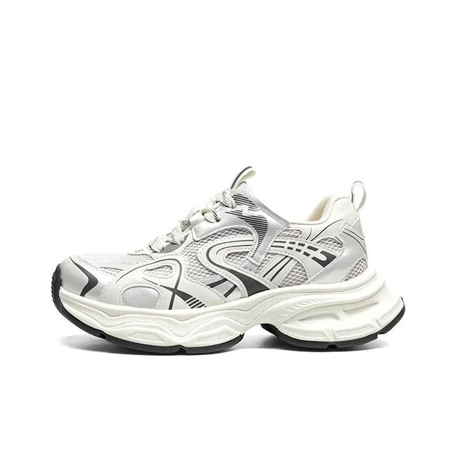 RED DRAGONFLY Cushioning Slip Resistant Height Increasing Low Top Chunky Sneakers Women's-0
