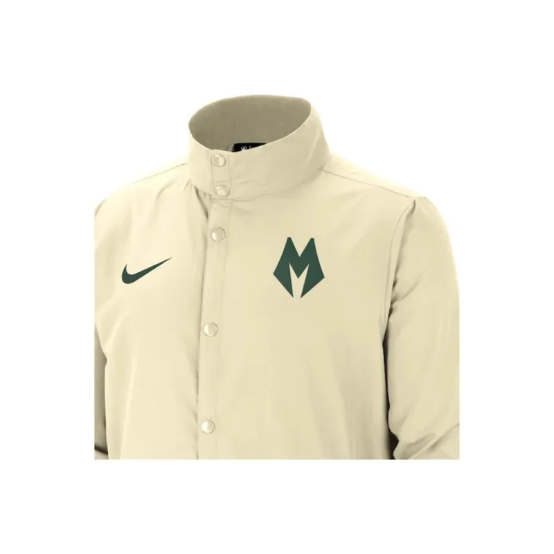 Nike Milwaukee Bucks Lightweight City Jacket Unisex Beige Yellow-2