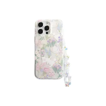 Sopi Acrylic Material Kitten Swan Among Flowers Phone Cases Compatible With IPhone 16/15 Pro Max/Apple 13/14 Pro/Max