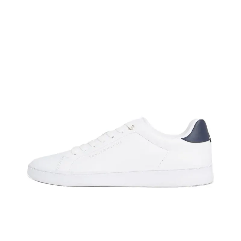 Tommy Hilfiger Low Top Skateboard Shoes Men's White-0