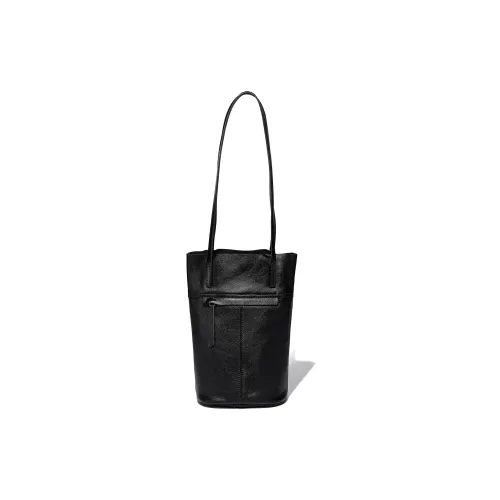 Ace Paul Cow Leather Bucket Bag, Shoulder Bag Women's Black