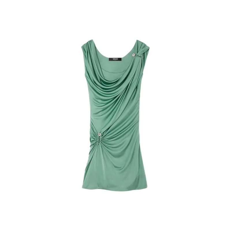 VERSACE Draped Mini Dress-0