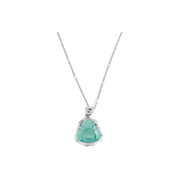 Long Fu Glutinous Jade S925 Silver Women's