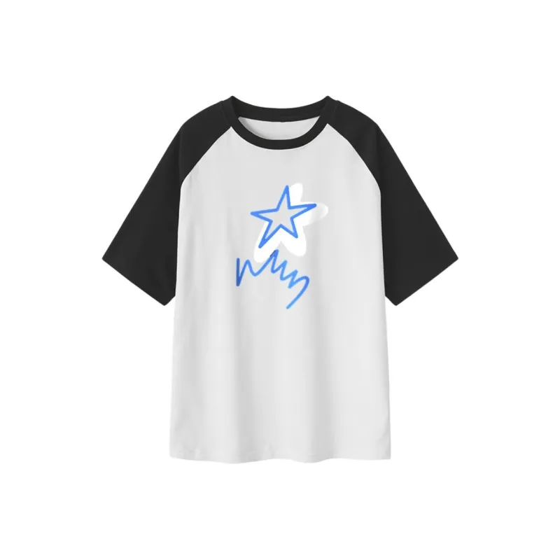 FAIRWHALE Drop Shoulder Sleeve T Shirt Women's-4