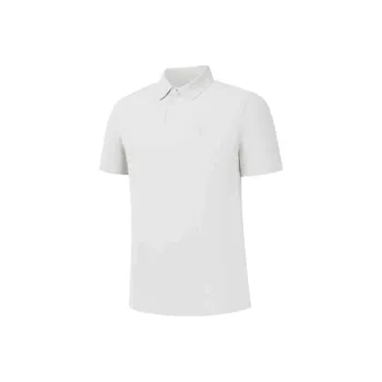 QIAODAN Polo Shirt Men's Light Mud Gray