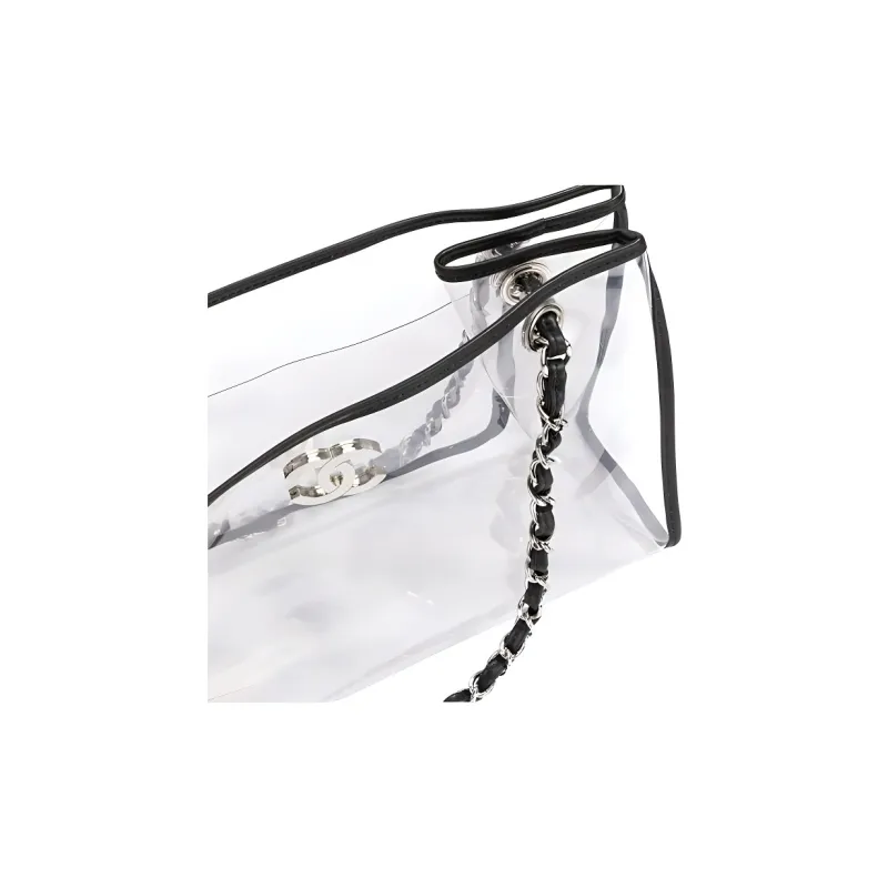 CHANEL PVC Handbag Regular Women's Multicolor-3