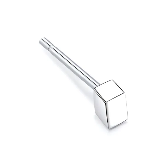 LUCA Sterling Silver Stud Earrings Unisex-6