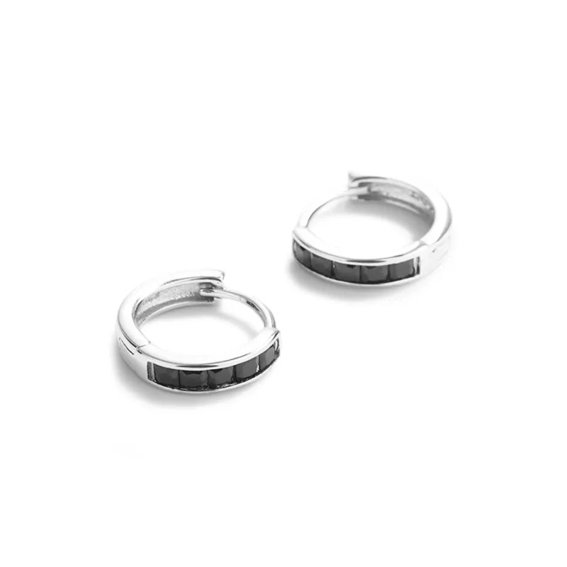 Shiban S925 Silver Earrings Unisex-0