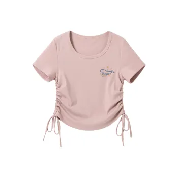 Cotton Gene Set in Sleeve T Shirt Women's