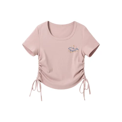 Cotton Gene Set in Sleeve T Shirt Women's