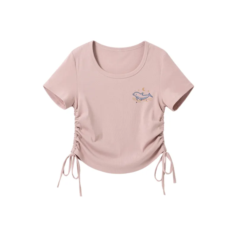 Cotton Gene Set in Sleeve T Shirt Women's-0