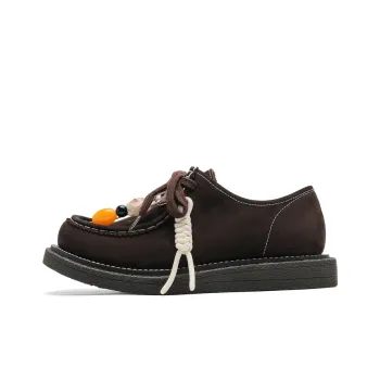 ESTEE GEEA Slip Resistant, Abrasion Resistant, Lightweight Coverage Low Top Casual Shoes Unisex Brown