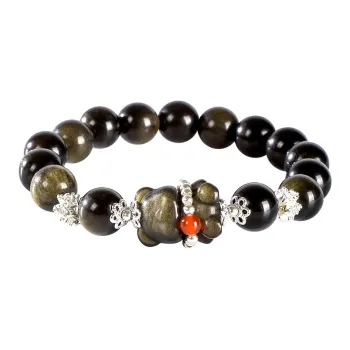 YUYIHUAN Obsidian Bracelets Unisex