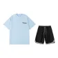 2 Pack (Haze Blue Top+Black Shorts)