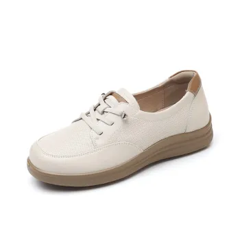 Cigna Casual Single Shoes Women's Ecru