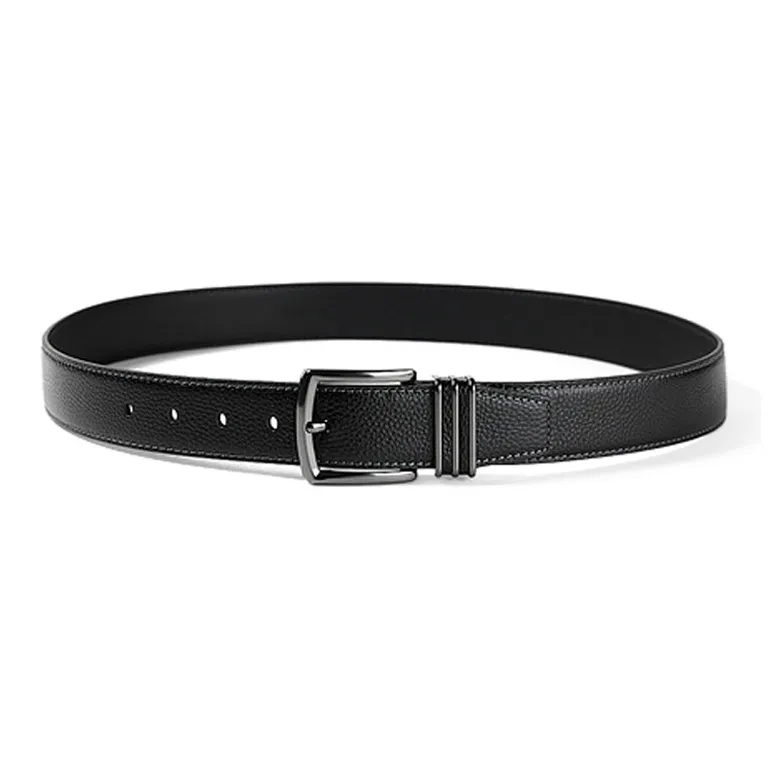 Jeccieziio Top Grain Cow Leather Belts Men's Width 3.8CM-6