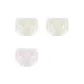 3 Pack White+White+Pink