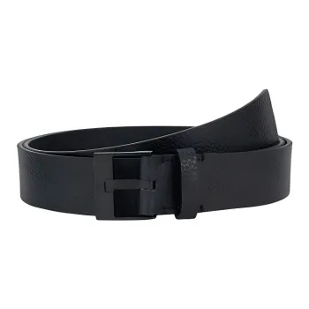 CALVIN KLEIN Split Cow Leather Belts Men's Space Black 3.5cm