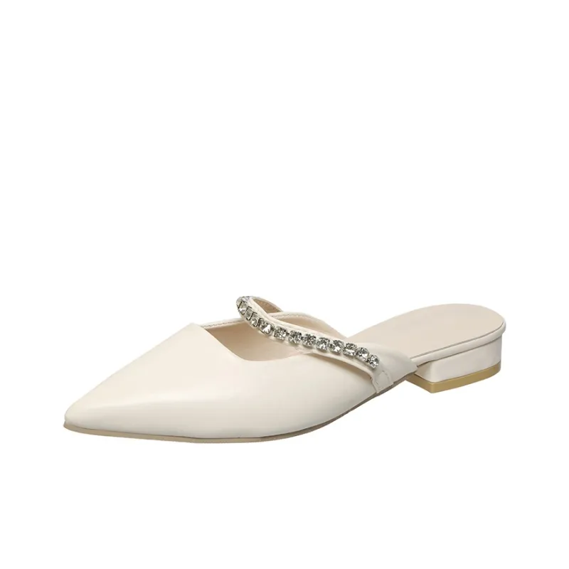 Dawei's House Rubber Sole Closed Toe Slippers Women's-10