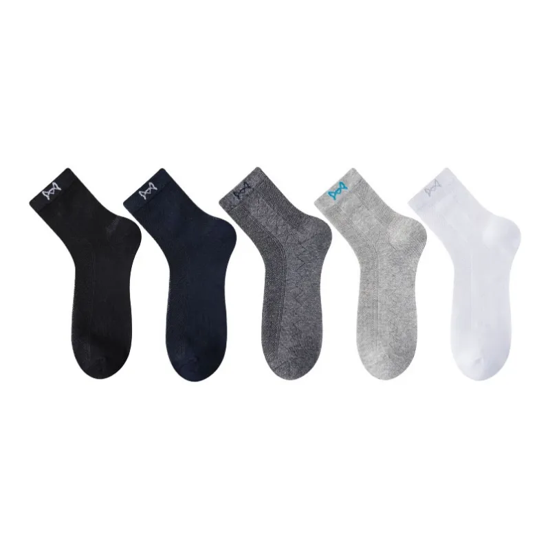 MIIOW Cool One Summer Series Mid Calf Socks Men's 5 Pack-44