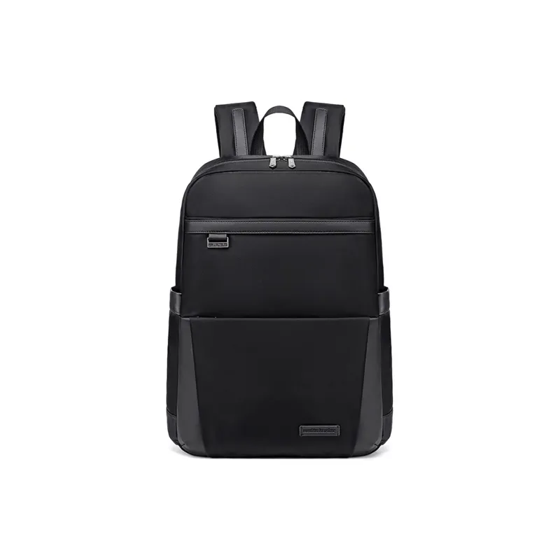 ARCTIC HUNTER Nylon With Microfiber Backpack Men's Black/Khaki-0