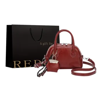 REDOO PU Handbag Women's Red/Beige/Brown/Black/Khaki