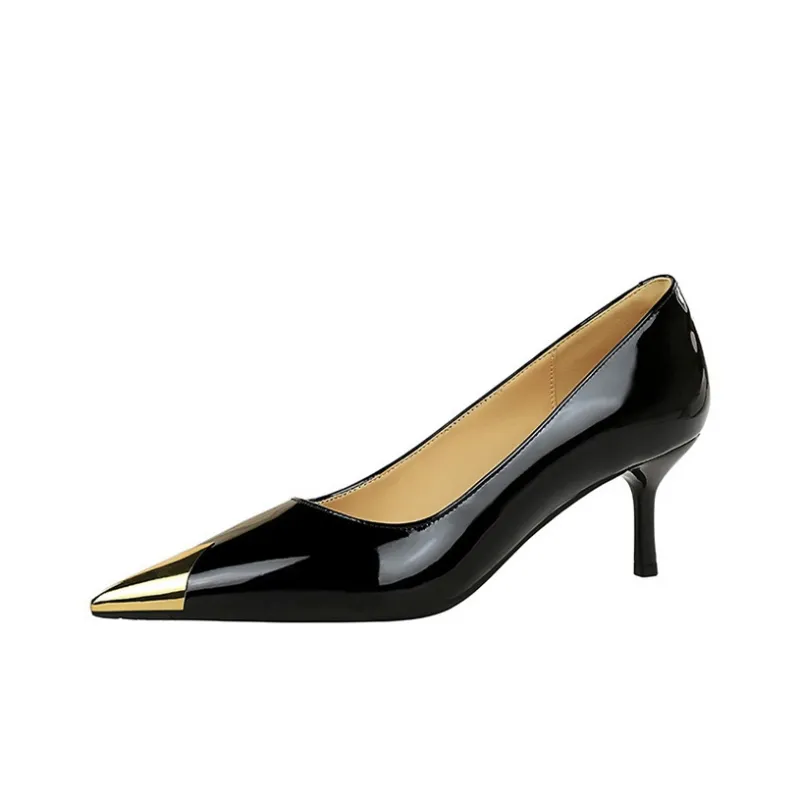 BIGTREE Slim Heel High Heels Women's-4