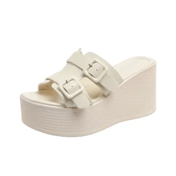 Dawei's House Rubber Sole Odor Resistant, Abrasion Resistant, Quick Dry Slide Slippers Women's