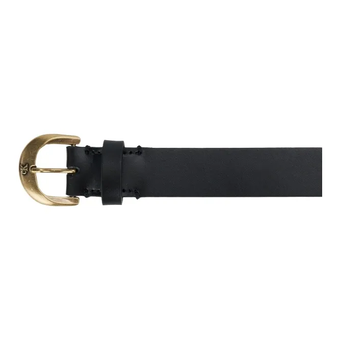 CALVIN KLEIN Split Cow Leather Belts Women's Space Black 2.5cm-2