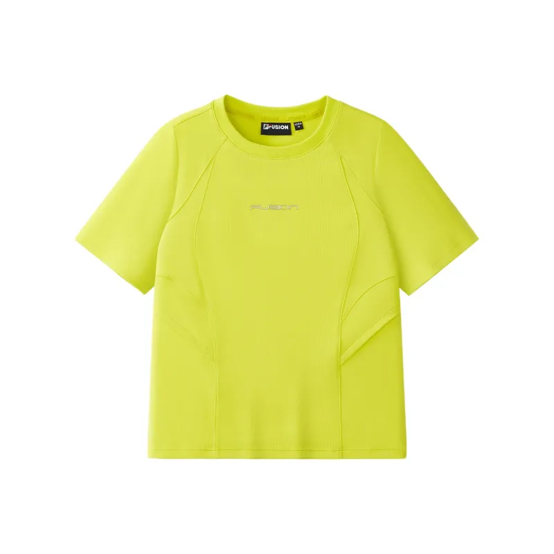 FILA FUSION URBAN TECH Regular T Shirt Women's Sulfur Green-0