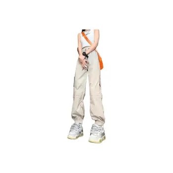 NOWSTIME Casual Pants Unisex Apricot