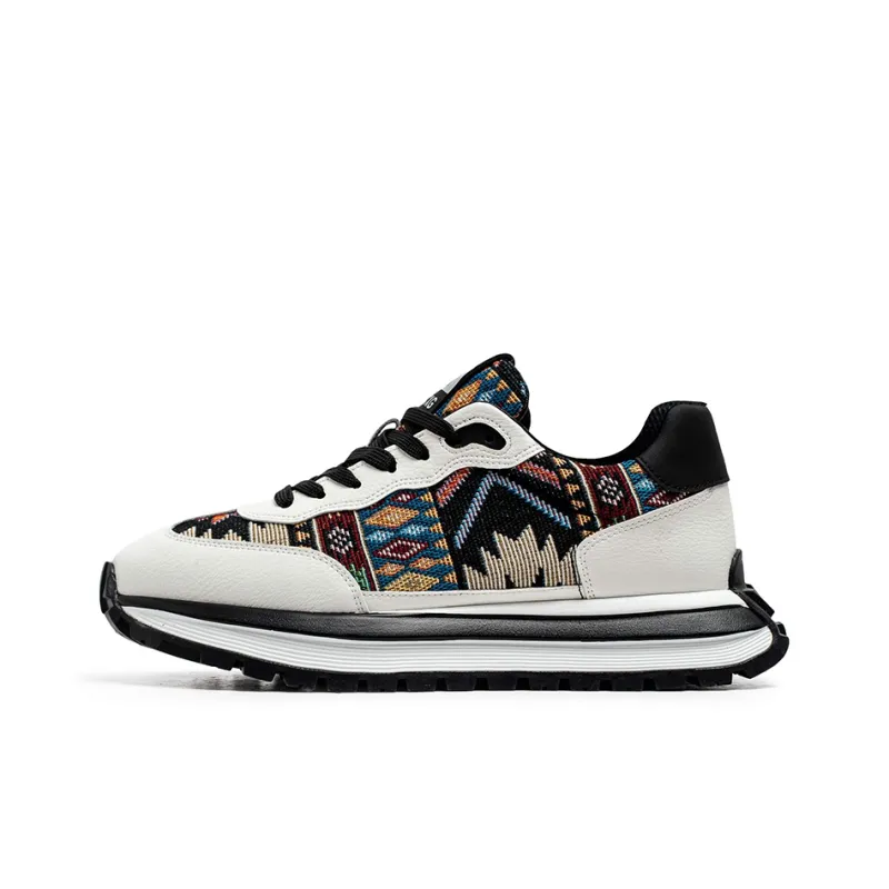 BINGO DUCK Slip Resistant Low Top Chunky Sneakers Men's-12