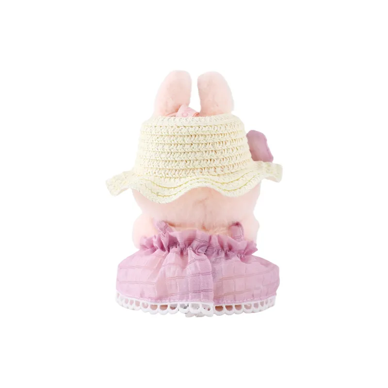 [Modified Doll] POP MART Labubu THEMONSTERS Sitting Party Collection, Vinyl 2.0 Puffy Skirt Bowknot Hang Tag Box 15cm-13