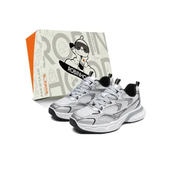 ROBINHOOD Cushioning, Slip Resistant, Abrasion Resistant, Coverage, Support Low Top Chunky Sneakers Men's